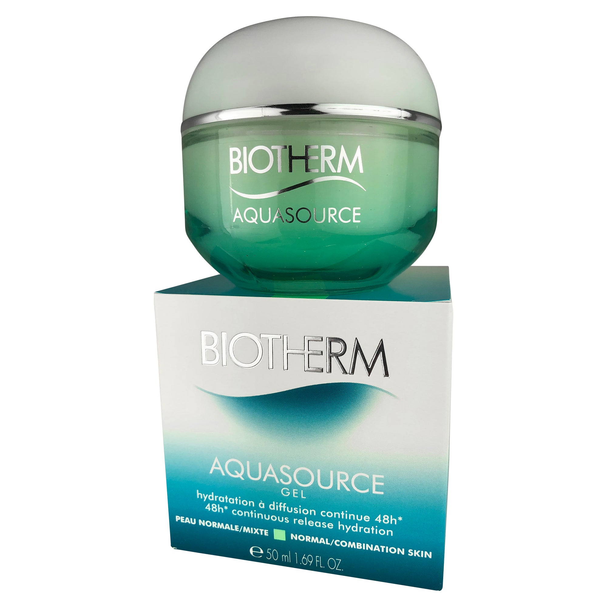 Biotherm Aquasource Face Gel 48 hr Hydration Normal to Combination Skin 1.69 oz